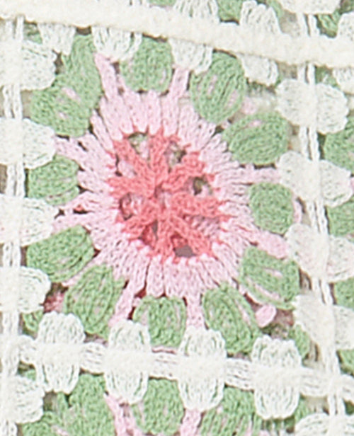 Short en maille crochet effet granny square - PIMKIE - 8