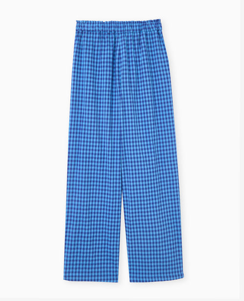 Pantalon large motif vichy - PIMKIE - 4