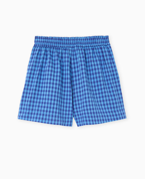Short taille élastiquée motif vichy - PIMKIE - 4
