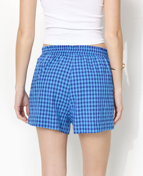 Short taille élastiquée motif vichy - PIMKIE - 6