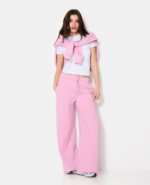 Pantalon molleton large taille élastiquée - PIMKIE - 1