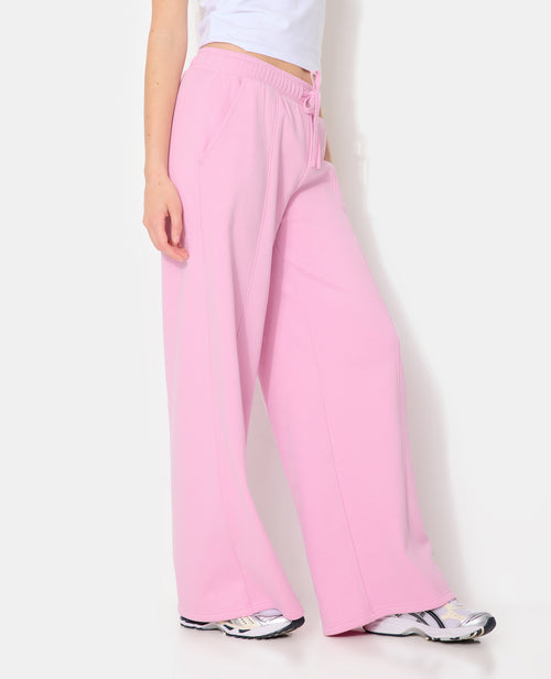 Pantalon molleton large taille élastiquée - PIMKIE - 8