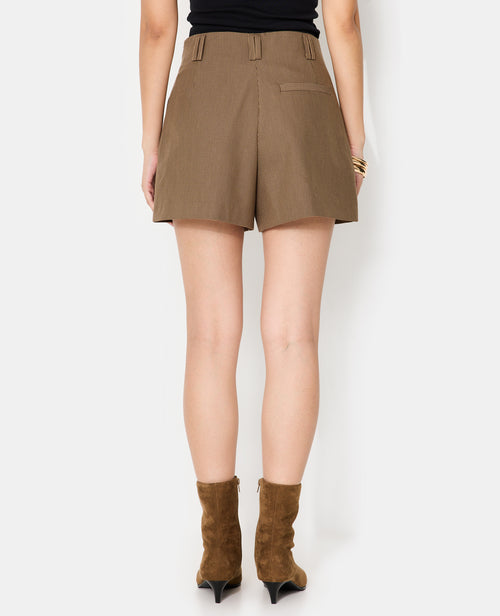 Short city taille haute motif mini pied-de-poule - PIMKIE - 6