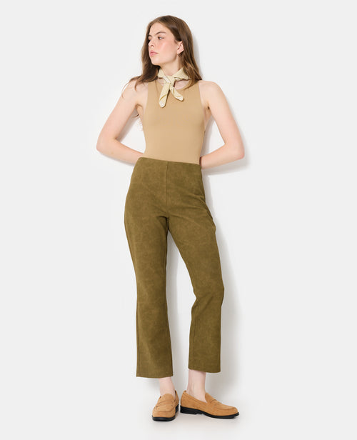 Pantalon 7/8ème en suédine - PIMKIE - 1