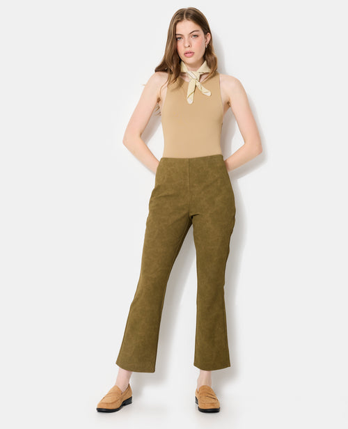 Pantalon 7/8ème en suédine - PIMKIE - 3