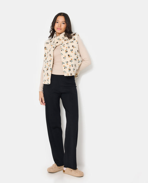 Pantalon droit en maille - PIMKIE - 1