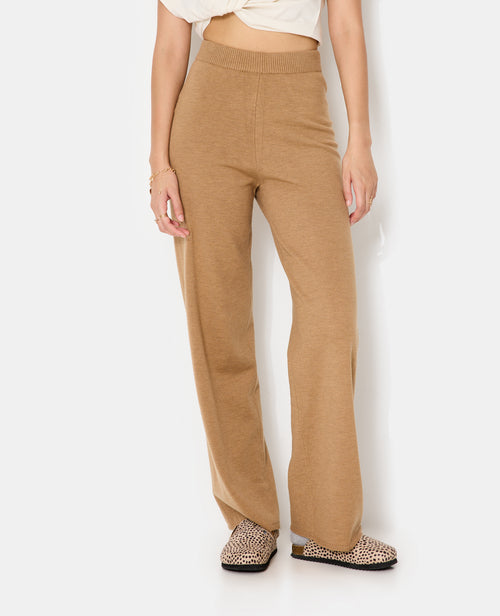 Pantalon droit en maille - PIMKIE - 3