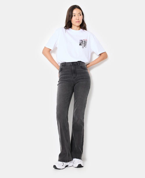 Jean flare taille haute - PIMKIE - 5