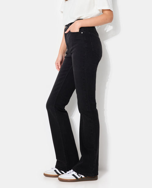 Jean flare taille haute - PIMKIE - 2