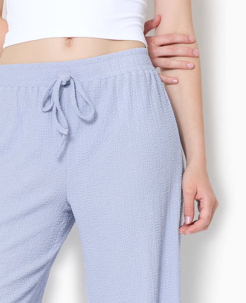 Pantalon large en tissu reliefé - PIMKIE - 2