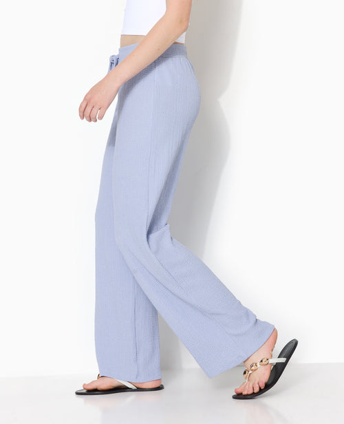 Pantalon large en tissu reliefé - PIMKIE - 3