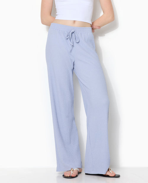 Pantalon large en tissu reliefé - PIMKIE - 5