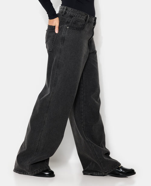 J99-3 / Jean baggy taille basse - PIMKIE - 2