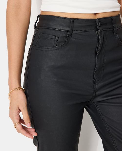 Jean slim enduit effet cuir - PIMKIE - 2