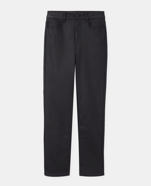 Jean slim enduit effet cuir - PIMKIE - 4