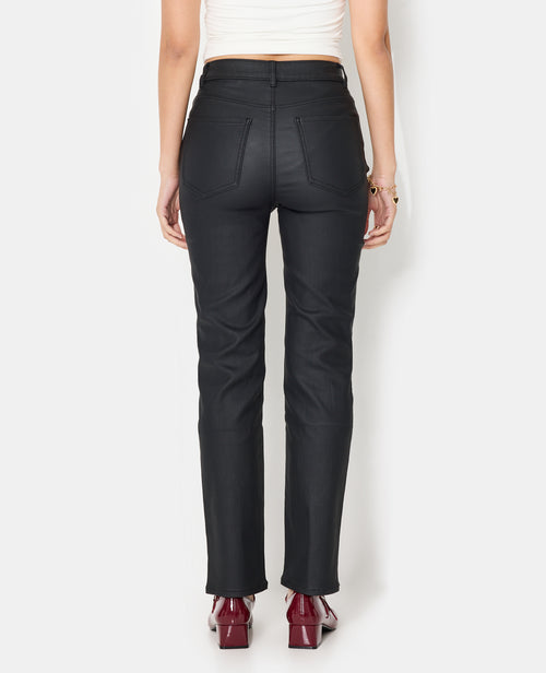 Jean slim enduit effet cuir - PIMKIE - 6