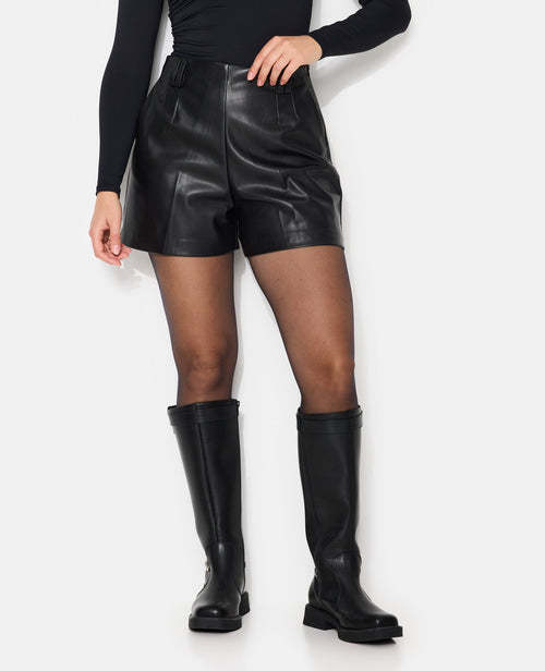 Short taille haute en simili cuir - PIMKIE - 5