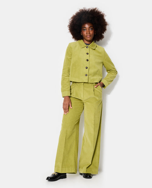 Pantalon large en velours grosse côte - PIMKIE - 1