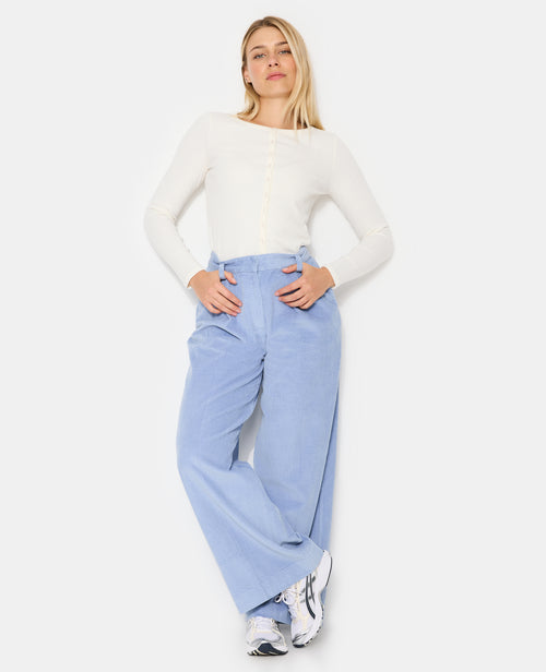 Pantalon large en velours grosse côte - PIMKIE - 1