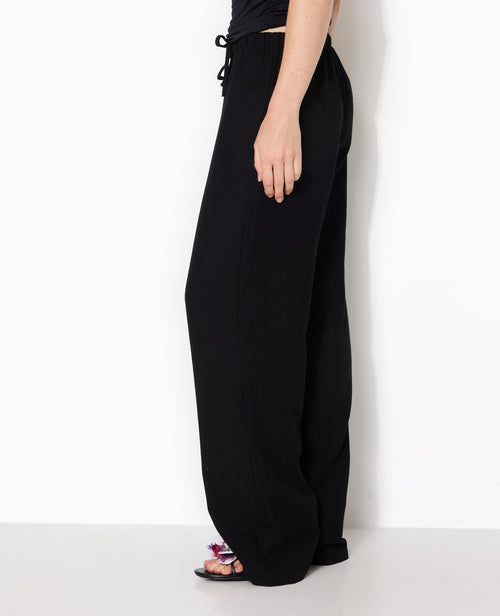 Pantalon droit et large avec ceinture coulissée - PIMKIE - 3