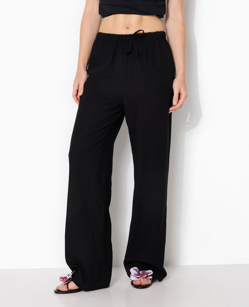 Pantalon droit et large avec ceinture coulissée - PIMKIE - 5