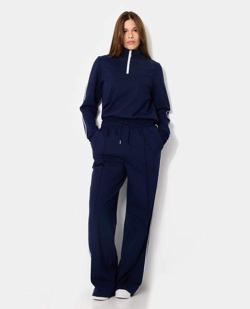 Pantalon esprit sport avec pinces et liserés - PIMKIE - 1