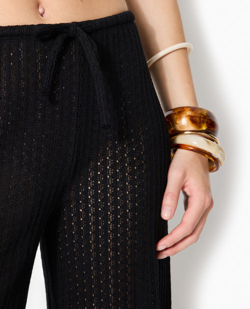 Pantalon ample en maille ajourée - PIMKIE - 2