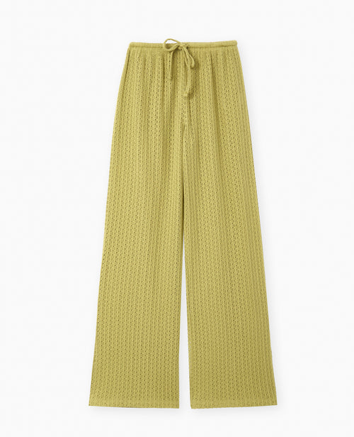 Pantalon ample en maille ajourée - PIMKIE - 4