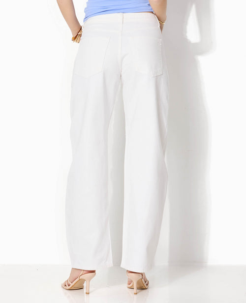 Jean barrel avec clous et strass colorés - PIMKIE - 6