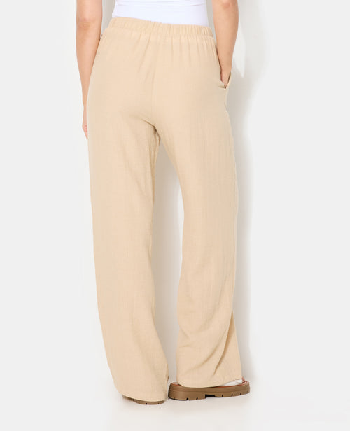 Pantalon large et droit avec lien coulissé - PIMKIE - 6