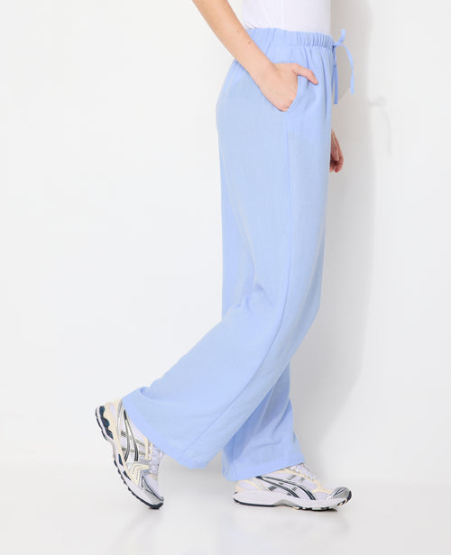 Pantalon large et droit avec lien coulissé - PIMKIE - 3