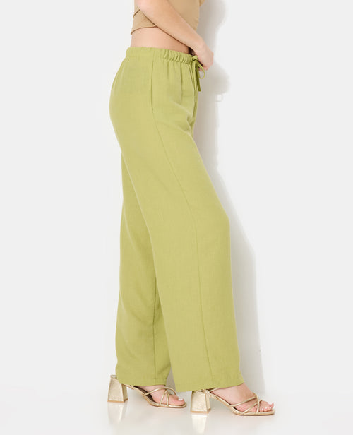 Pantalon large et droit avec lien coulissé - PIMKIE - 2