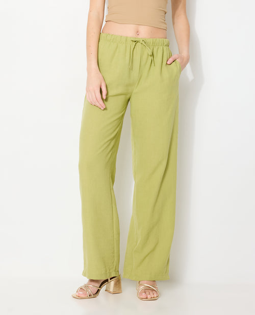 Pantalon large et droit avec lien coulissé - PIMKIE - 8