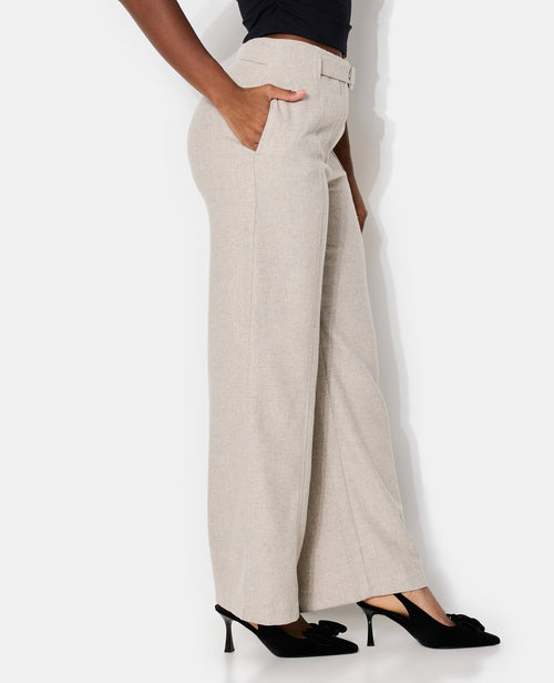 Pantalon droit avec laine - PIMKIE - 2