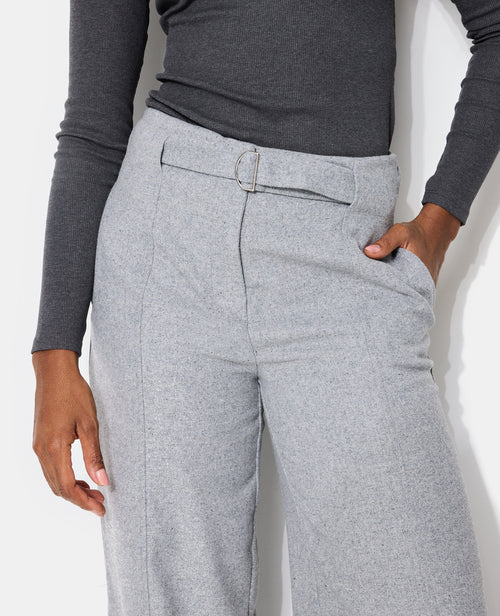 Pantalon droit avec laine - PIMKIE - 3