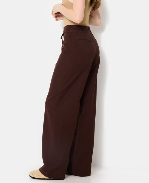Pantalon droit taille haute avec lin - PIMKIE - 2