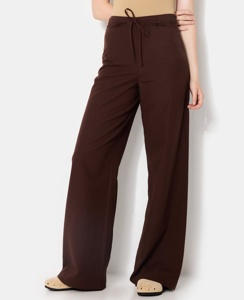 Pantalon droit taille haute avec lin - PIMKIE - 5