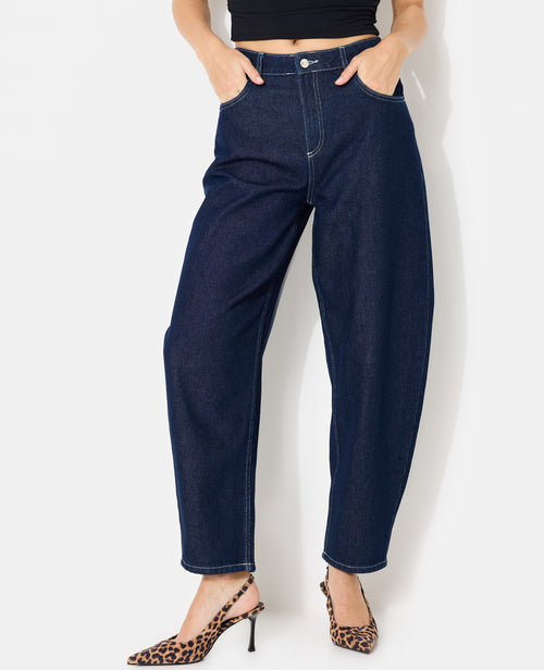 Jean barrel taille haute - PIMKIE - 5