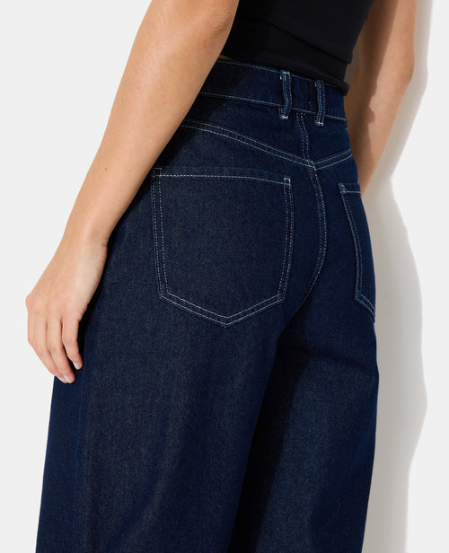 Jean barrel taille haute - PIMKIE - 7