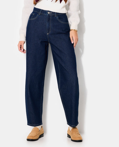 Jean barrel taille haute - PIMKIE - 5