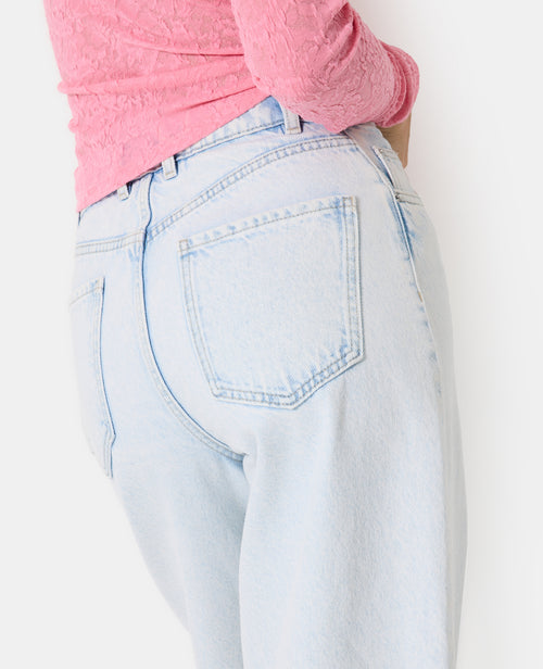 Jean barrel taille haute - PIMKIE - 2