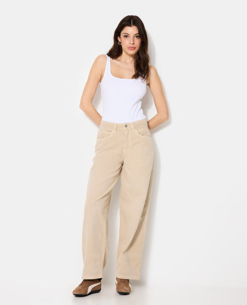 Jean barrel taille haute - PIMKIE - 1