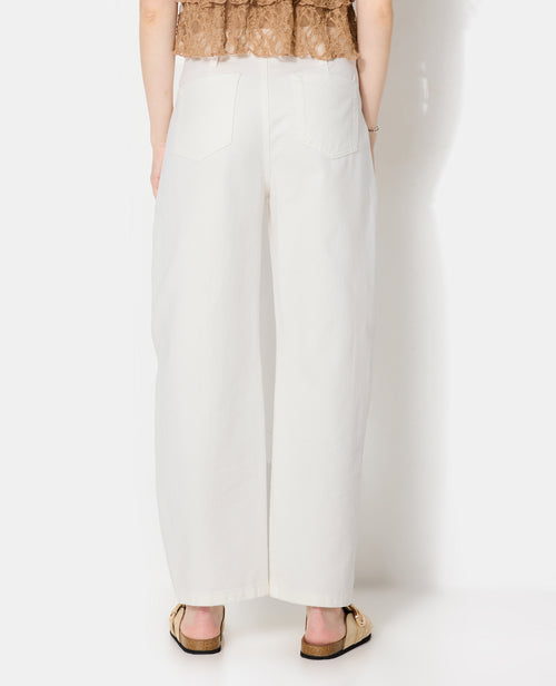 Jean barrel avec jeux de couture et bouton décalé - PIMKIE - 6