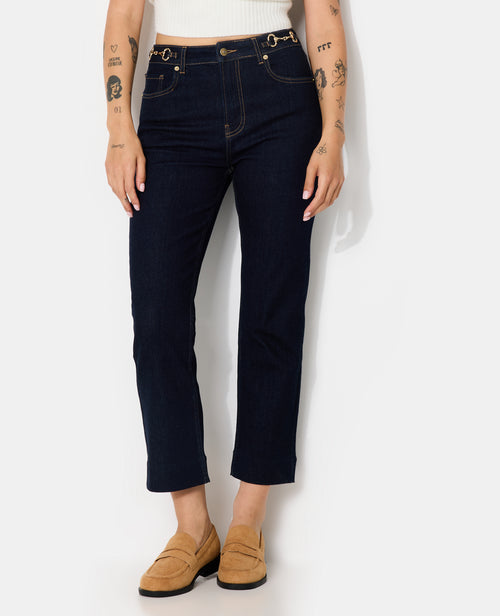 Jean slim 7/8ème avec détails bijoux - PIMKIE - 5