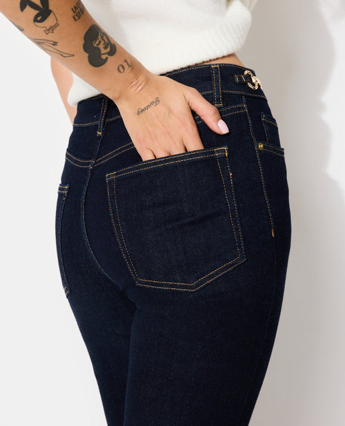 Jean slim 7/8ème avec détails bijoux - PIMKIE - 7