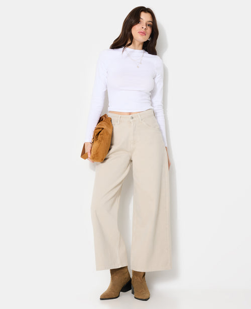 Jean wide taille haute - PIMKIE - 3