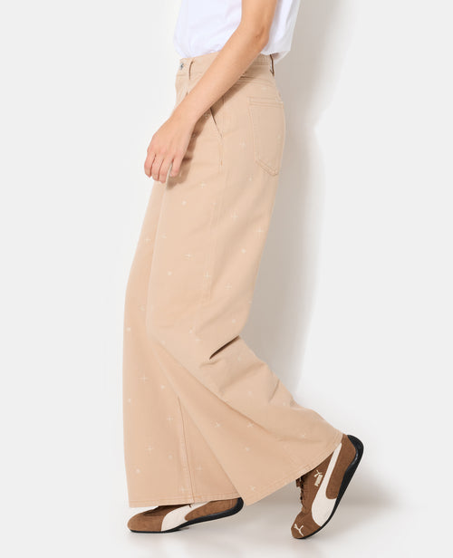 Jean straight avec broderies - PIMKIE - 2