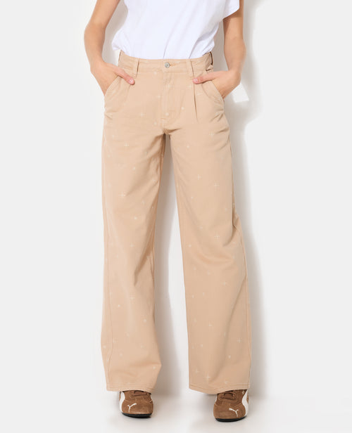 Jean straight avec broderies - PIMKIE - 5