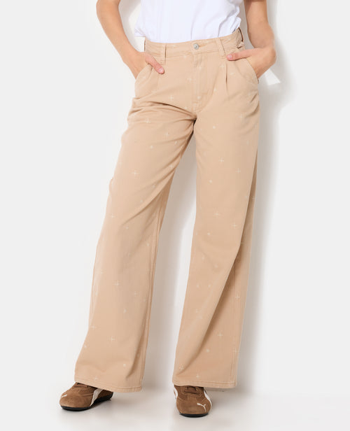 Jean straight avec broderies - PIMKIE - 7