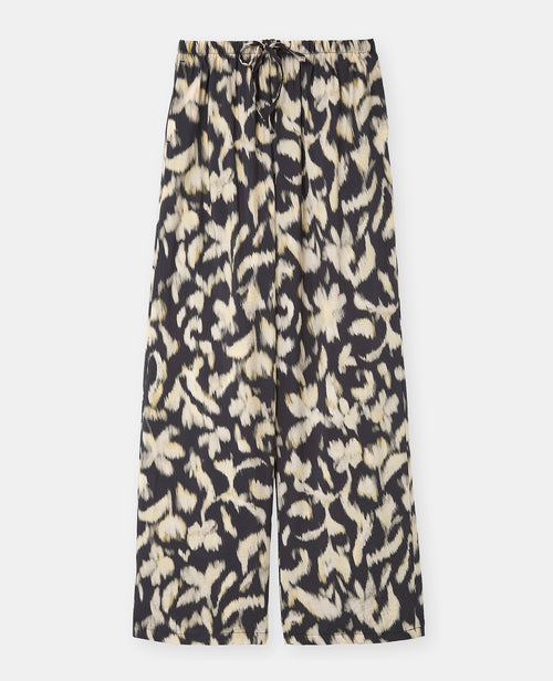 Pantalon fluide avec lien coulissé motifs flous - PIMKIE - 4